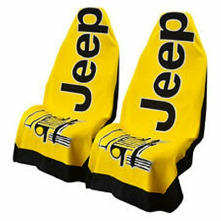 SEAT ARMOUR Towel2GO Yellow Seat Cover for Jeep SE43484